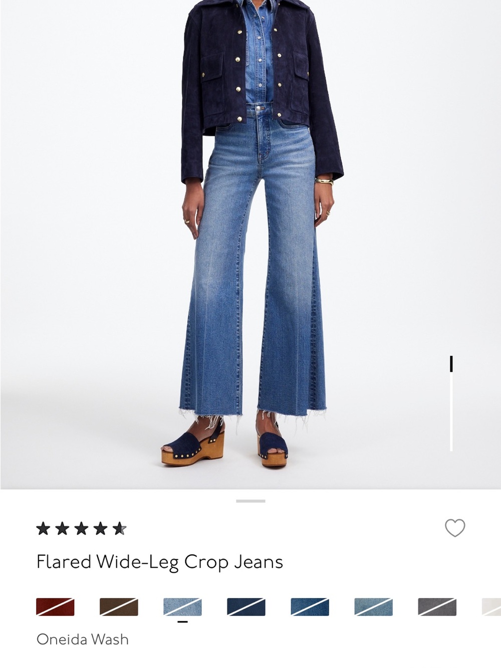 Madewell High-Rise Wide Leg Jeans